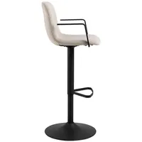 VCM 2er Set Actona Barhocker Pablo Stoff Beige
