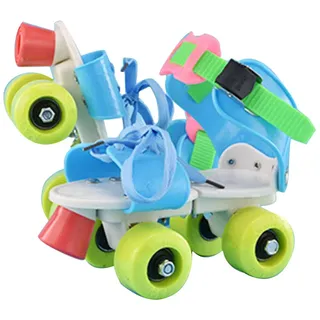 GDZTBS Kinder Rollschuhe Doppelreihig 4 Rollen Skateschuhe Größe Slalom Rollschuhe Inlineskates Kinder Jungen Mädchen