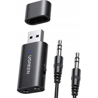 UGREEN USB 2.0 auf 3,5mm Bluetooth-Sender/Empfänger-Adapter mit Audiokabel