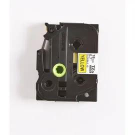 Brother Beschriftungsband laminiert TZe-FX641 schwarz auf gelb 1,8cm x 8m