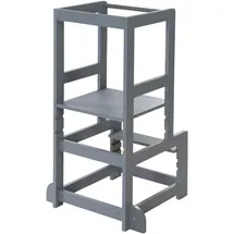 roba Lernturm grau 90 x 40 cm Holz lackiert