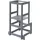 roba Lernturm grau 90 x 40 cm Holz lackiert