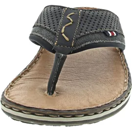 Rieker Herren 21084 Zehentrenner, Schwarz 40