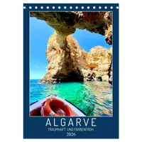 Calvendo Algarve Traumhaft & farbenfroh (Tischkalender 2026 DIN A5