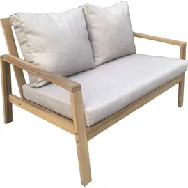 Happy Garden Gartenmöbel aus Akazienholz 4-sitzer Gili - Kissen Sand
