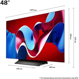 LG OLED48C47LA 48 Zoll / 121 cm, 4K Smart TV, webOS 24 mit ThinQ)