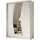 altdecor Schiebetürenschrank VOXI 160 x 216 x 61 cm Weiß