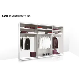 STAUD Schwebetürenschrank Sinfonie Plus 249 x 222 x 68 cm Beige/Braun