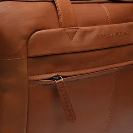 The Chesterfield Brand Wax Pull Up Aktentasche Leder 44 cm Laptopfach braun