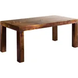 MASSIVMOEBEL24.DE Esstisch Sheesham 200x100x76 life honey lackiert METRO LIFE #172 - Braun