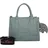 Eco Square Henkeltasche Polyester Mint