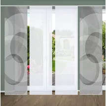 home in green Schiebevorhang ¦ schwarz ¦ Synthetik ¦ Maße (cm): B: 60 H: 245