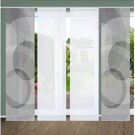 home in green Schiebevorhang ¦ schwarz ¦ Synthetik ¦ Maße (cm): B: 60 H: 245