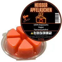 WonderWax Duftwachs WonderWax® Duftwachs Kreis 6 pcs Neon (Heißer Apfelkuchen), Duftrichtung: Heißer Apfelkuchen