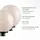 just light. Kugelleuchte Kunststoff Ø30cm 2er Set inkl. Erdspieß weiß