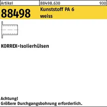 Dubo Dorned Isolierhülse R 88498 KORREX M5x 15 Polyamid 6 weiß 100 Stück DUBO
