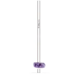 Vita Juwel Glastrinkhalm Amethyst