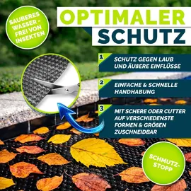 tillvex Premium Pool Solarabdeckplane schwarz Ø 500 cm