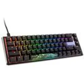 Ducky One 3 Classic Black/White SF Gaming Tastatur, RGB LED - MX-Red (US)