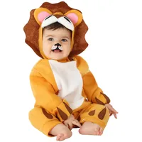 Atosa 57028 COSTUME LION 6-12 MONTHS, Unisex-Kinder, Braun, 6 a 12 meses