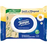 Tempo Feuchtes Toilettenpapier Sanft & Pflegend 1-lagig
