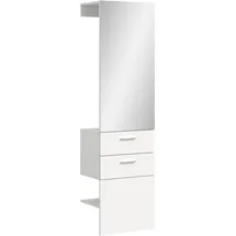 xonox.home Garderobenpaneel Vaga 52 x 190 x 36 cm Weiß