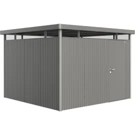 Biohort Metall-Gerätehaus HighLine Gr. H6 Quarzgrau-Metallic 8,5 m2 Standardtür