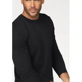 MAN'S WORLD Langarmshirt in schwarz, | Gr. 40/42