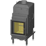 Spartherm Nova E H2O Wasserführender Kamineinsatz 45 cm links