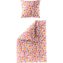 BIERBAUM 3712 Blumen Lila 135 x 200 cm + 2 x 80 x 80 cm