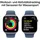 Apple Watch Series 10 GPS 46 mm Aluminiumgehäuse silber Sportarmband denim S/M