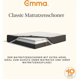 Emma Premium Matratzenschoner 90 x 200 cm weiß