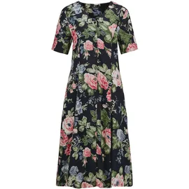 GOLDNER Sommerkleid Floral Blau 40