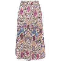 LASCANA Plisseerock Damen bunt bedruckt Gr.40