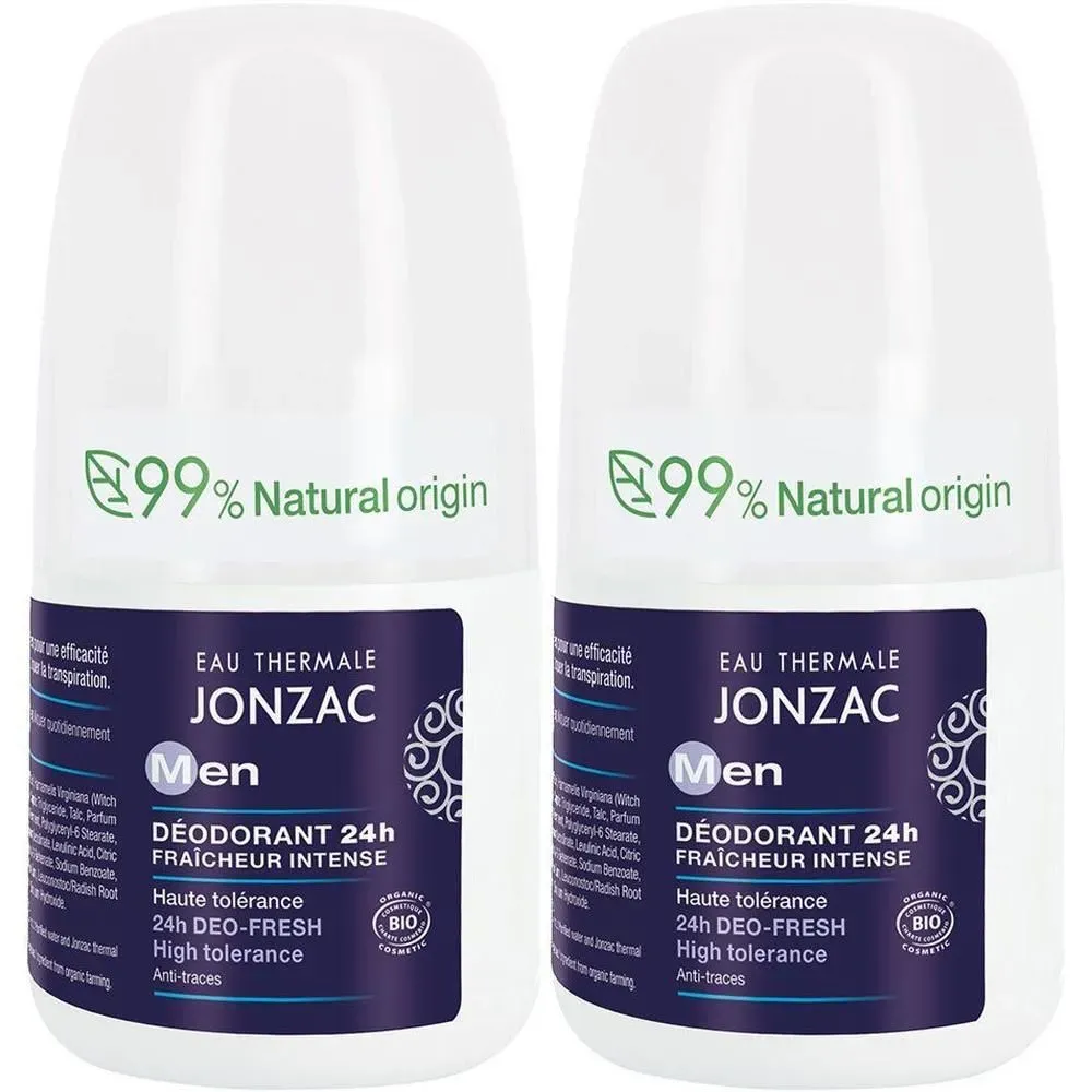 EAU Thermale Jonzac Deodorant Roll-on voor mannen 2x50 ml Roller