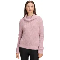 Betty & Co Strickpullover mit Lurexfaden Rose Melange 40