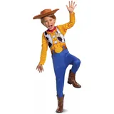 Disney Offizielles Classic Woody Kostüm Kinder Jungen Toy Story Kostüm Kinder Faschingskostüme Kinder XS