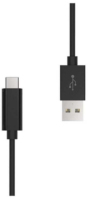 Artwizz USB-C auf USB-A male 0,25 Meter Kabel, Datenkabel, Ladekabel, Schwarz Smartphone-Kabel, USB Typ-C 2.0, USB-A (25 cm) schwarz