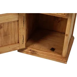 MiaMöbel Nachtschrank Mexico 40 x 38 x 59 cm Weiß