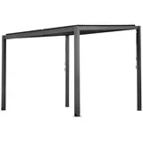 Floraworld Pergola mit Lamellendach 300 x 300 cm x 212/238 cm