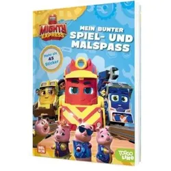 CARLSEN 512373 Mighty Express: Mein bunter Spiel- und Malspaß