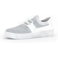 Gabor Sneaker Low Damen Grau/Weiß/Silber 38,5