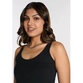 LAURA SCOTT Longtop in schwarz-schwarz | Gr.: 48