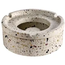 APS TERRAZZO Aschenbecher weiß, 1 St.