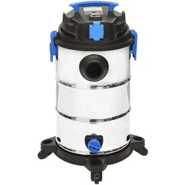 vidaXL Nass- und Trockensauger 1200 W 30 L Silbern