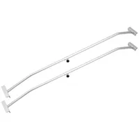 BITUXX Anhängerplane 2er Set Planenbügel Alu Verstellbar 100 - 170 cm