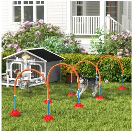 PawHut Agility Set Hunde Kunststoff