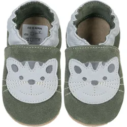 Lauflernschuhe Katze oliv 26/27 (21⁄2 - 3 Jahre) Lauflernsohle