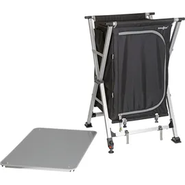 Brunner Campingschrank Azabache LS Cross Square Grau