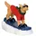 Lemax - Snowboarding Dog